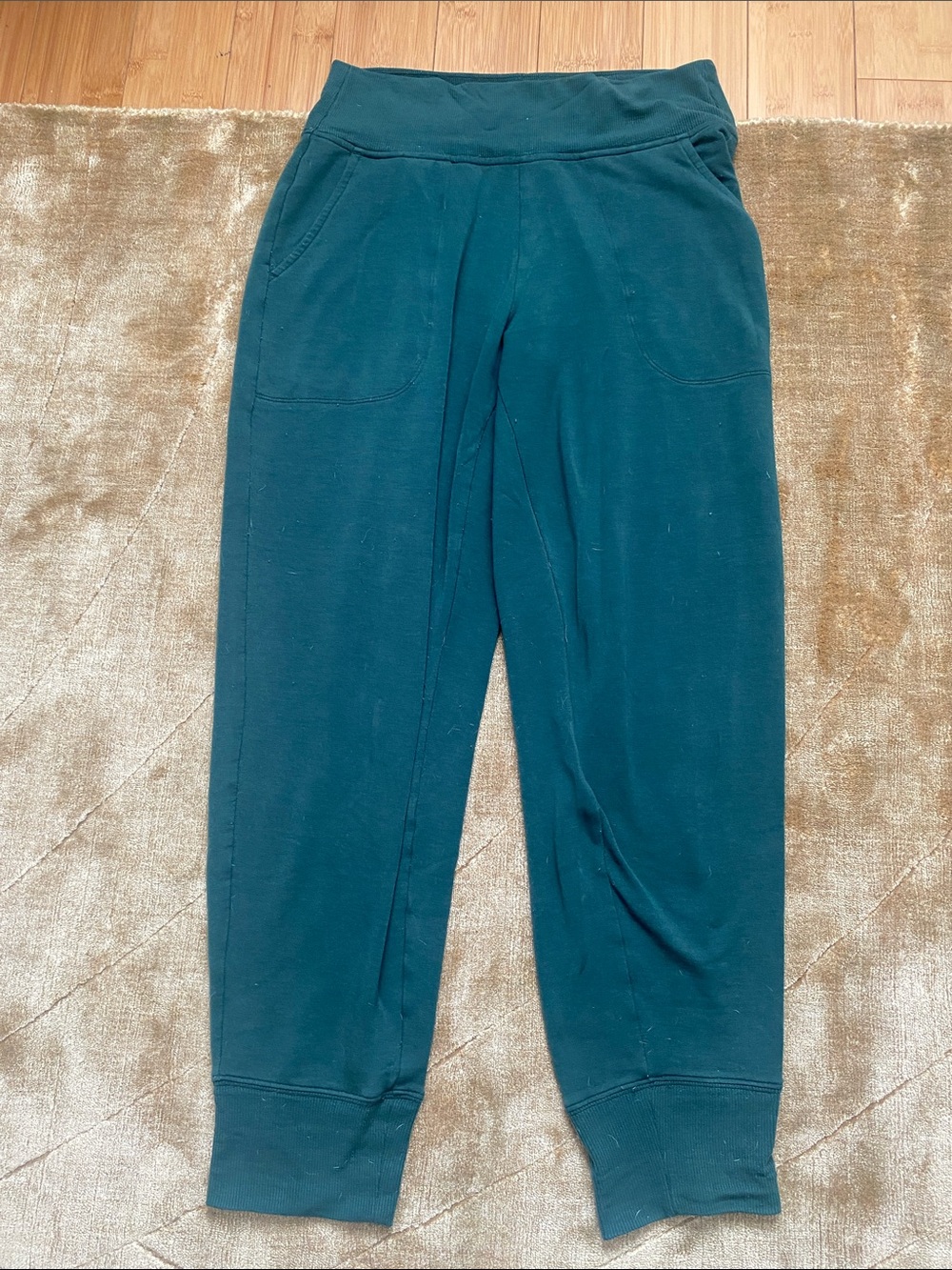 Athleta coaster luxe joggers elm green